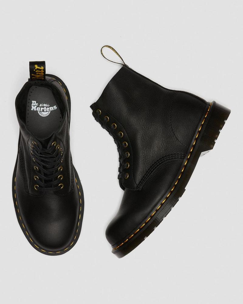 Men's Dr Martens 1460 Pascal Ambassador Leather Lace Up Boots Black | AU 522AHK